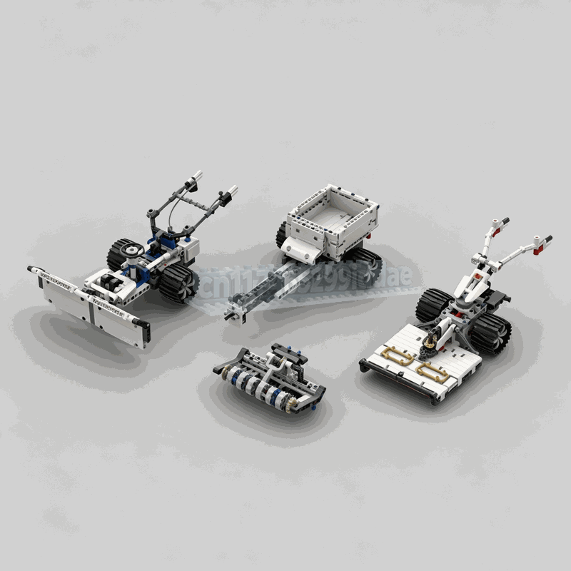 Agriculture Farming Vehicles - 1021 Peças MOC Tratores Agrícolas de