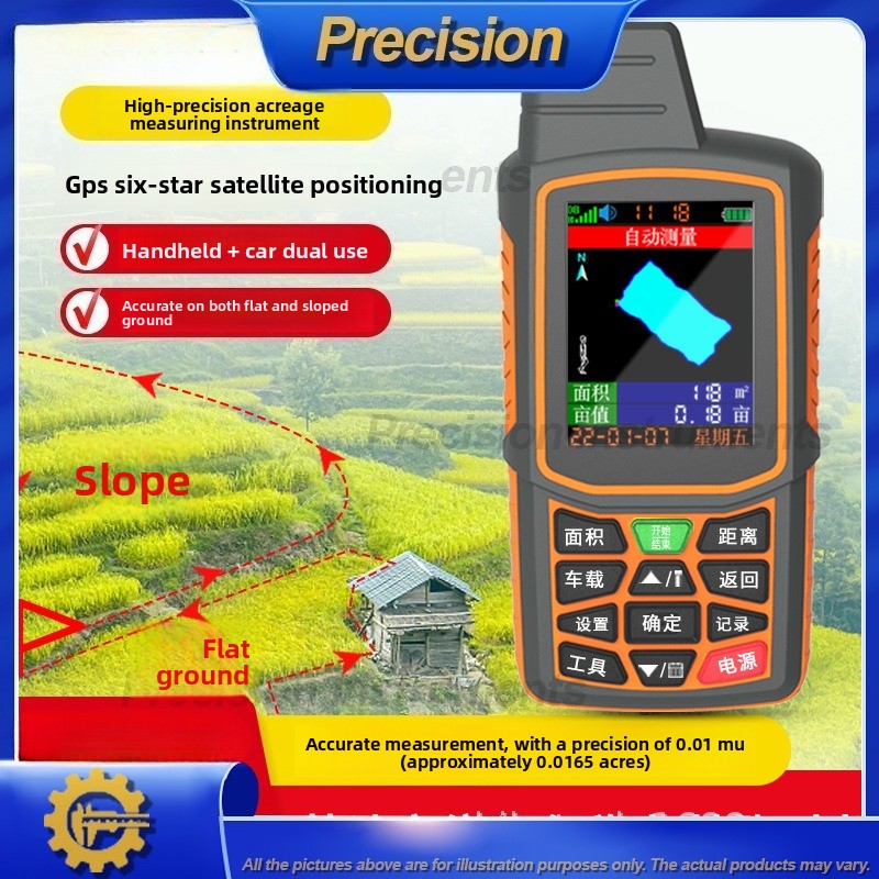 Agriculture Farming Vehicles - 2026 Medidor de área GPS portátil
