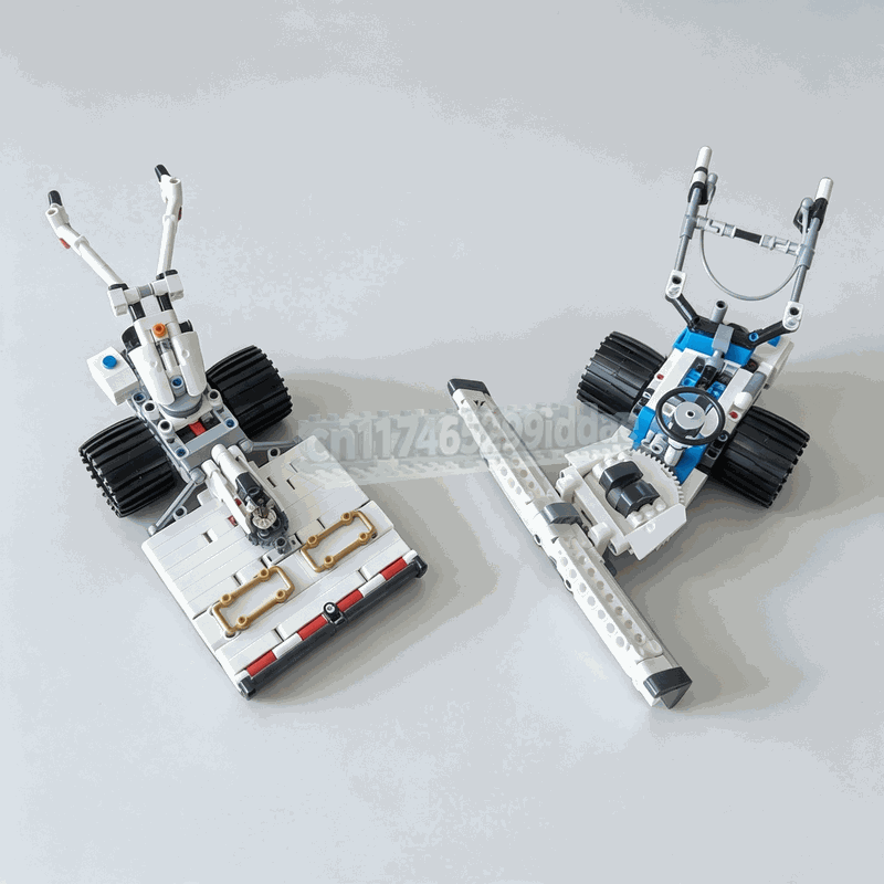 1021 Peças MOC Tratores Agríco - Agriculture Farming Vehicles avaliação e preço