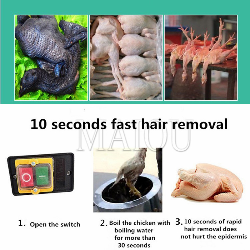 Removedor de pelos de aves par - Farming Africa avaliação e preço