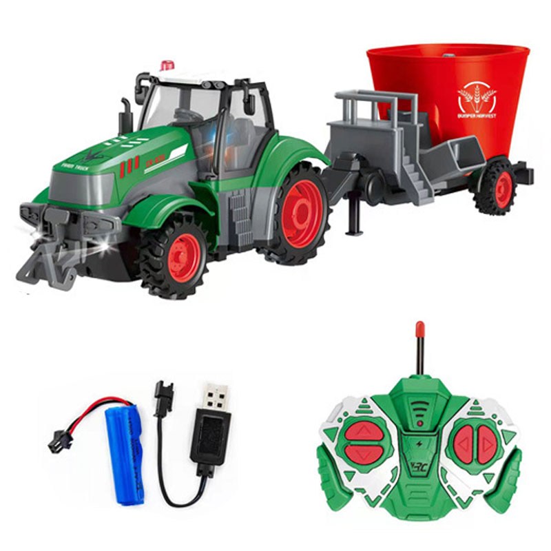 1:24 rc carro 27mhz rádio cont - Agriculture Farming Vehicles avaliação e preço